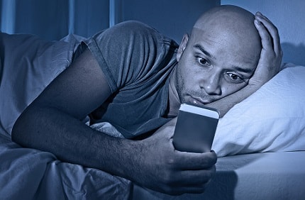 texting at night