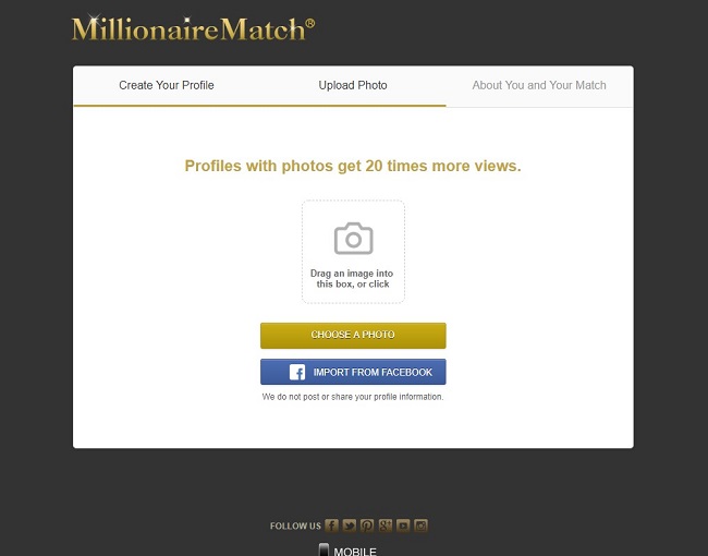 Www millionairematch com login