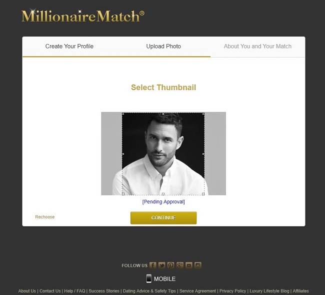 millionairematch sign in