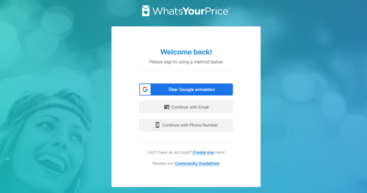 whatsyourprice-login